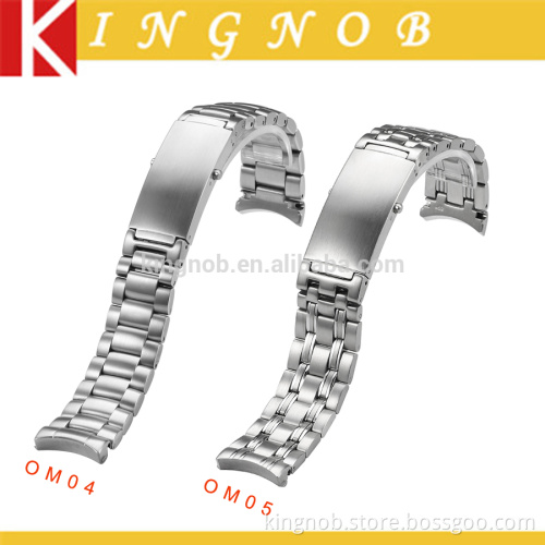 Kingnob 316L 20mm Solid Stainless Steel Bracelte Watch Band For Ome-ga